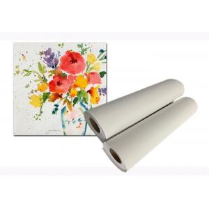 China Artist Inkjet Printable Poly Cotton Canvas Roll For Large Format Printer supplier