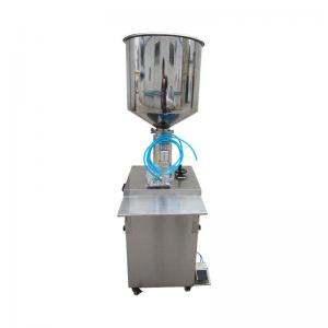 China Water-Based Emulsion Paste Filling Machine Single-Head Semi-Automatic Vertical Design supplier