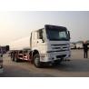 Reliability 15m3 Water Tank Truck , Water Bowser Truck With 336HP Engine