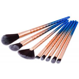 China Full Basic Foundation Makeup Brush / 8PCS Synthetic Makeup Brush Set With Bag wholesale