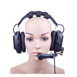 China Headband Ear Headband XLR-4 Double Noise Cancel Intercom Earpiece supplier