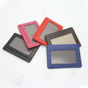 Simple Leather RFID Credit Card Holder Flat Pocket Case 11x7.8x0.3cm