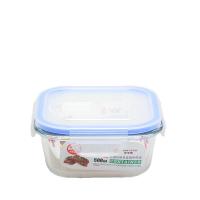 China Non Toxic 500ML Glass Food Storage Containers With Locking Lids Leak Proof on sale