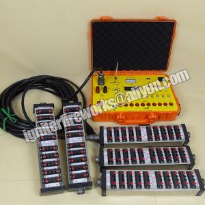 China Professional Fireworks Firing System 100cues Rapid Fire Salvo Fire Step Wire Control Fireworks machine supplier