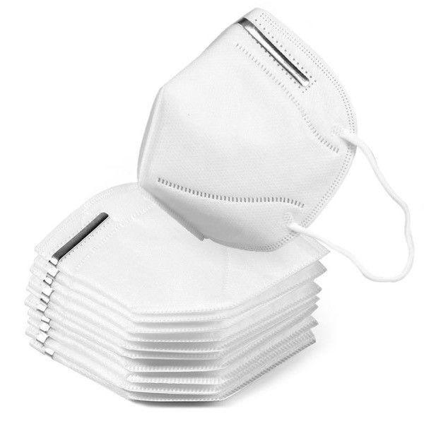 Elastic Earloop Non Toxic FFP2 Face Mask Adjustable Nose Piece For Better Fit