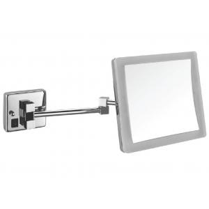 Stainless steel 304 Inox material brush Wall Mounted Bathroom mirror Vanity Decorative mirro Magnifying Swivel Mirror