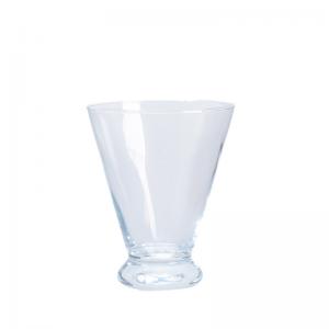 China Mahine Blown Glass Milkshake Cup 330ML Handmade Glass Ice Cream Cup supplier