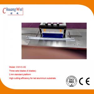 China Auto Six Blades V - Cut PCB Separator For Aluminium Cutting With Plastic Cover supplier
