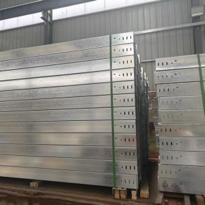 China Perforated Type Cable Tray Galvanized Sheet Ventilated Cable Tray For Electrical Systems Rain-Proof Trough Bridge wholesale