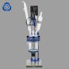 Stainless Steel Jacketed Glass Reactor Vessel High Efficient Smooth Operation