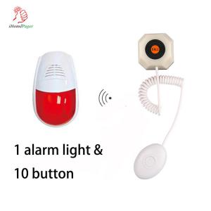 Hot sale waterproof wireless pager system nursing home emergency alarm elderly call button