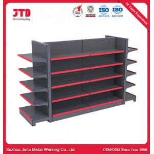 China Supermarket Gondola Racking / Display Shelf / Wall Shelves For Runda Good Load Capacity supplier