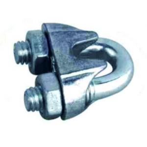 DR-7300Z Steel Wire Rope Adjustable Clamp Galvanized Metal Clips For Rope