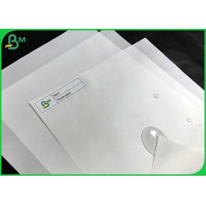Mineral - Based Nature White bleached Stone Paper 200um Waterproof Paper Sheet