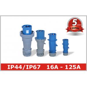 China Impact Resistance 230V Industrial Plugs 32 Amp 3 Phase Socket One phase supplier