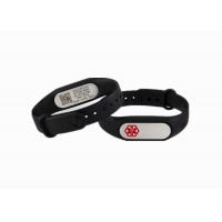 China Custom logo qr code medical alert bracelet qr code hospital bracelet on sale