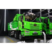 China Used Trucks Tippers For Sale 12 Tires FAW J6P Dump Truck CNG 460hp Flat Roof Cab on sale