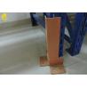 Pipe Storage Warehouse Pallet Racking With Upright Guard / Bolts Custom Color