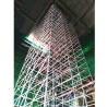 China Escafondo de jaula de pájaros ligero de aluminio, Torre de andamios móviles para un fácil acceso wholesale