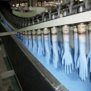 Disposable Medical Latex Gloves Production Line 380V