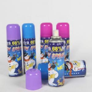China Resin 200ml Tinplate Can Flake Snow Spray For Celebration Party supplier