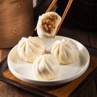 China Contains Meat Wholesale Barbecued Pork Chinese Bun Quick-Frozen Buns Wheat Flour Food on sale