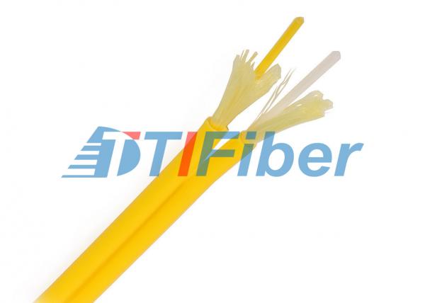 Simplex Fiber Optic Cable Outdoor Singlemode PVC Jacket For Data Communication