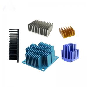 China Sturdy Aluminum Extrusion Heat Sink For LED Lights Precision Parts supplier