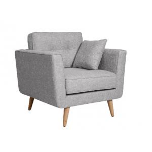 Fashion Linen Reclining Sofa / Tan Linen Sofa Modular Living Room Furniture