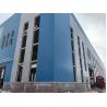 Industrial Steel Frame Warehouse With H Beam And Sandwich Panel Roof Cladding