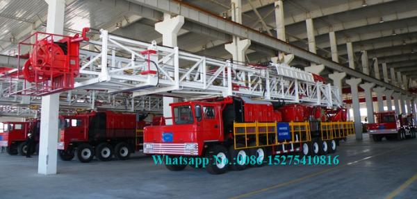 4000m Depth Truck Mounted Drill Rig / Oil Well Drilling Equipment ZJ40 / 2250CZ