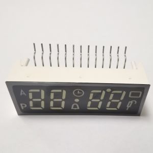 China Ultra White 7 Segment LED Display 4 Digit Common Anode for Built-in Oven Timer wholesale