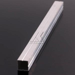 China CNC 6000 Series Aluminium Tube Profiles Silver High Precision Customize Length supplier