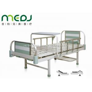 China MJSD05-08 Manual Hospital Bed , Two Cranks Adjustable Hospital Beds With Dinning Table supplier