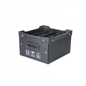 China Black Waterproof ESD Plastic Container Box SMD Reel Storage Tape Holder supplier