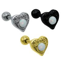 China Studex Ear Piercing Studs Daith Piercing Opal Gem Body Jewelry on sale