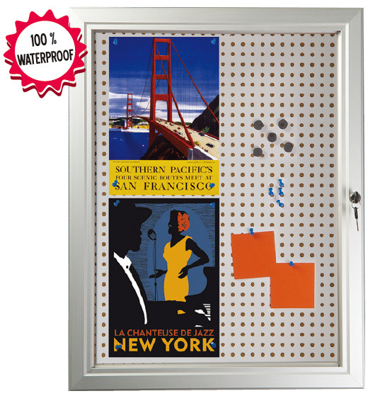 China A1 magnétique a enfermé Cork Board With Aluminum Frame supplier