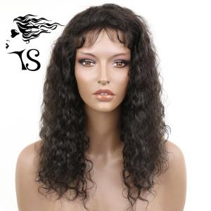 China 1B Long Curly Human Hair Lace Front Wigs , 100% Virgin Remy Lace Front Wigs supplier