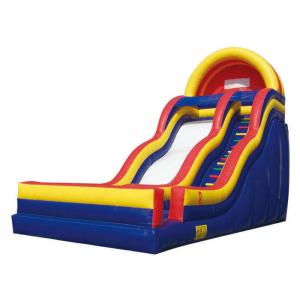Children Fun Colourful Large Inflatable Slide Fun Land For Summer Activity