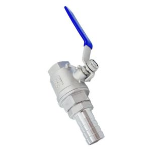 China Structure Stainless Steel 2PC Floating Ball Valve with Pagoda Pipe End Customized Request wholesale