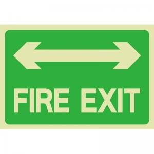 Safety Right Photoluminescent Signs Signs Glow In The Dark Exit Lights