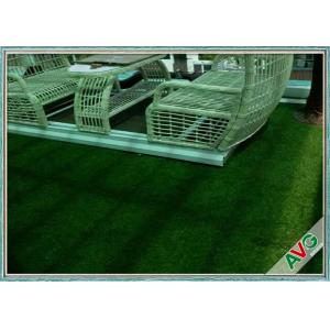 China PE Yarn Commercial Outdoor Artificial Grass Non - infill Need For Outdoor Landscape supplier
