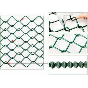 Galvanised Chain Link Fencing / Chain Link Security Fence For Animal Protecting