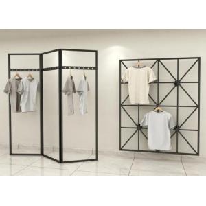 Fashionable Style Clothing Display Rack / Metal Retail Clothes Display Stands