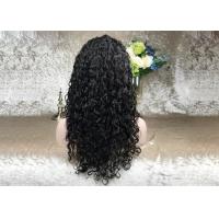 China High Density Human Lace Front Wigs , Natural Hairline Black Human Hair Lace Front Wigs on sale