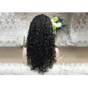 High Density Human Lace Front Wigs , Natural Hairline Black Human Hair Lace Front Wigs