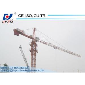 China 50m Jib 6t Hammer Head Tower Crane Widely Used for High Rise Building Construction supplier