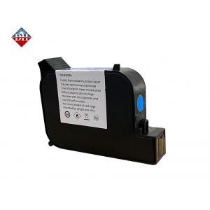 Black Color Half Inch Ink Cartridge 12.7mm Quick Drying Solvent Ink Cartridge