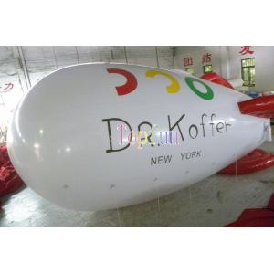 6m Long 0.20mm PVC / Inflatable Zepplin Inflatable Helium Blimp Inflatable Helium Balloon