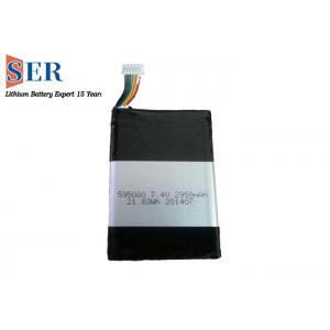 Customize Lithium Polymer Battery 7.4V Lipo 595080 BQ27200 Lithium Ion Polymer Cell
